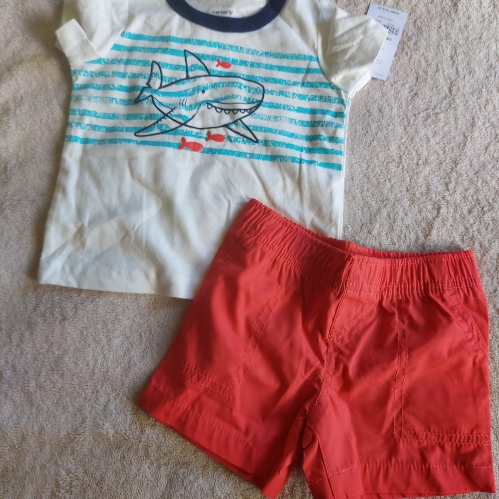 Carters baby boy set size 6 months NWT - Picture 6 of 7